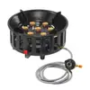 Estufa de Gas de Casete Tipo Split de Alta Potencia para Exteriores Estufa de 7 Estrellas Cabeza de Cobre Utensilios de Cocina a Gas para Camping A prueba de Viento No