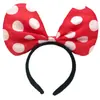 Explosiones lazo de lunares pequeños diadema de Minnie tocado de Blancanieves diadema para actuación infantil accesorios venta directa de fábrica