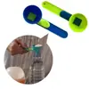 Nueva Cuchara Coladora Creativa, Cuchara Portátil para Mezclar Proteína en Polvo, Cuchara de Plástico Anti-Goteo para Café, Venta al por Mayor