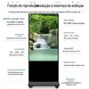 Máquina de publicidade integrada vertical de piso tela HD tela grande máquina de publicidade de piso integrada