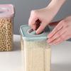 Frascos de Plástico Sellados para el Hogar para Almacenar Granos, Condimentos, Leche en Polvo, Snacks, Productos Secos y Té, con Tapas