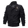 AliExpress Amazon Outono e Inverno Masculino Gola Algodão Lavado com Forro de Lã Engrossado Tamanho Grande Jaqueta Casual para Homem