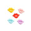 Color gran labio rojo hueco polvo labio boca crema pegamento DIY teléfono móvil carcasa accesorios para el cabello accesorios de resina al por mayor