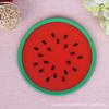 Posavasos de Frutas Mantel Individual para Mesa de Comedor Resistente al Calor Pvc Posavasos de Goma Suave Mantel para Tazón y Plato Posavasos Translúcido Venta al Por Mayor