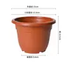 Macetas de Plástico Engrosadas, Macetas Ecológicas Duraderas para Invernadero y Plántulas con Bandejas, Macetas para Plantas Verdes y Flores de Balcón