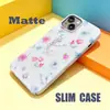 Funda de película floral con mariposa de lentejuelas y purpurina estilo hada, adecuada para todas las series de Apple, funda de teléfono fresca y juvenil al por mayor