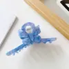 Core Moe Joyería 11cm Estilo Coreano Elegante Puntada de Mariposa Acético Mediano y Grande Pinza de Agarre Pinza de Tiburón Pinza para el Cabello Accesorios para el Cabello