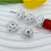 Industria Pesada Color Cerámica Suave Punto Taladro Aleación Estilo Étnico Flor Cuentas DIY Cadena para Teléfono Móvil Bolígrafo con Cuentas Llavero Accesorios