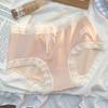 Ropa interior de mujer de talla grande ultrafina sin costuras de seda de hielo, tiro medio, entrepierna de algodón, antibacteriana, encaje, ropa interior para niñas 100.00kg