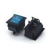 KCD4-201N interruptor tipo barco interruptor de cambio de fuente de alimentación fabricante 4 patas 2 velocidades cobre con luz alta potencia