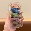 Bandas de Goma Universales en Caja para Niños y Adultos, Ligas para Cola de Caballo de Color Macarrón, Alta Elasticidad, No Tiran del Cabello, Anillos para el Cabello