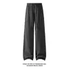 Outono 2026 Novo Estilo Base Branca Veludo Cotelê Estampado Calça Longa Reta M-5XL HK261192-P24