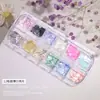 Acessórios para Nail Art Resina Mista Tendência Fundo Plano Irregular Mini Pequeno Acrílico Nail Art Decorações de Strass Acessórios