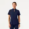Uniforme de manga curta para verão, uniforme cirúrgico elástico e de secagem rápida para mulheres, adequado para médicos de salão de beleza, uniforme de trabalho para enfermeiras, uniforme para lavar à mão