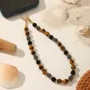 Corrente de celular artesanal moderna com cristais e deslumbrante pedra olho de gato, acessório de celular mais vendido na Amazon, acompanha uma almofada