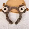 Linda Nueva Diadema de Dibujos Animados para Mujer, Diadema de Felpa para Lavarse la Cara y Aplicarse Mascarilla Facial, Accesorio para el Cabello Antideslizante