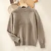 Suéter de Punto Grueso 100% Lana Pura para Niños Niños y Niñas Suéter Básico de Punto Niños Medianos y Grandes Bebé Suéter Cálido de Lana
