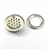 Diámetro Interior 10/12mm Hebilla de Ojal Transpirable de Malla Metálica, Accesorios para Casco con Superficie de Malla Redonda, Malla para Equipaje