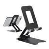Soporte Creativo Plegable de Metal Completo para Phablet para Perezosos Transfronterizo Doble Plegable de Escritorio para Transmisión en Vivo para Teléfono Móvil