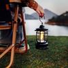 Lâmpada de Acampamento Retro Nova Transfronteiriça Lâmpada de Acampamento Recarregável Lâmpada Pônei Lâmpada LED Portátil para Atmosfera Externa Lâmpada de Barraca