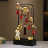 Wufu Linmen Gourd Gato de la Suerte Decoración China de Alta Gama Sala de Estar Oficina Trasladado a Decoración Abierta Fuente de Fábrica
