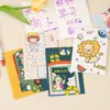 Cuaderno Lindo de Dibujos Animados para Niñas Portátil Mini Cuaderno Regalo Premio para Estudiante de Primaria Venta al por Mayor