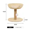 Marco de escalada para gatos, Árbol para gatos, Casa pequeña de madera integrada para gatos, Rascador, Ahorro de espacio, Soporte para gatos tipo cápsula espacial, Venta al por mayor