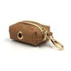 Nuevo Collar para Mascotas de Terciopelo Marrón a Rayas de Venta Caliente Cuerda de Tracción Lazo Bolsa para Desechos de Perro Pecho Espalda Juego de Cinco Piezas Letras