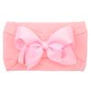 Diadema de Nylon con Lazo de Costilla de 4 Pulgadas Plana para Niños Accesorios Suaves para el Cabello Color Sólido Diadema para Bebé Estilo Europeo y Americano