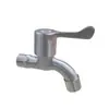 Grifo de Acero Inoxidable 304, Grifo de Lavadora de Apertura Rápida de 1/2 Pulgada, Caño Extendido, Grifo de Doble Uso con una Entrada y Dos Salidas