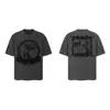Saint vintage Estilo Americano High Street Holgada Vtg Camiseta de Manga Corta para Hombre Camiseta Estampada Alfabeto Figura Camiseta Urbana