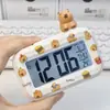 Peixe de Madeira Kapibalakatong Relógio Despertador Criativo DIY Aprendizado Especial Relógio Digital de Alta Cor Mini Relógio Eletrônico