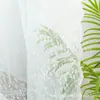 Cortinas Transparentes de Renda para Janelas para Comércio Exterior Transfronteiriço, Cortinas Prontas para Dropshipping, Tecido Não Transparente para Bay Windows