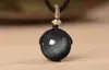 Pendente de Pedra Obsidian Rainbow com Olhos Redondos Colar com Pingente de Moda Personalizado Joias para Mulheres