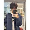 Chaqueta de trabajo Detroit de corte limpio, alta gama, estilo retro americano, vintage, para hombre, nueva prenda de abrigo para primavera y otoño