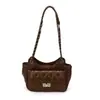 Bolsa bolsa feminina moda bolsa pequena novo estilo feminina ombro único 202 outono 6 nicho deslocamento estiloso corrente versão coreana bolsa transversal