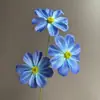 3 Cabezas de Flores de Cosmos 3D, Flores de Cosmos Artificiales, Crisantemos, Margaritas, Flores Artificiales para Arreglos de Boda, Flores de Seda de Venta Caliente Transfronteriza al por Mayor