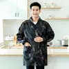Impermeable de manga larga y delantal a prueba de aceite para adultos y mujeres, cocina del hogar, moda, abrigo de hombre, ropa protectora, overol, bata