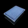 Placa PCR de 96 pocillos para fluorescencia cuantitativa 0.2ml placa de falda semi-sin falda cinta de impresión blanca transparente pp experimento