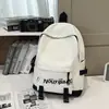 Mochila Casual Simples Estilo Japonês Transfronteiriça, Bolsa Escolar para Mulheres, Versão Coreana, Cor Sólida, Mochila Estilo Casal, Estilo Ins para Alunos do Ensino Médio