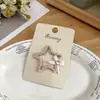 Nuevo Pasador de Estrella con Doble Nudo y Perlas Estilo Coreano, Pasador Fresco y de Alta Gama para Niñas, Accesorio para el Flequillo