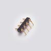 Conector de prueba de 4 pines con resorte de flexión, dedal, contacto de teléfono móvil para computadora, conector pogopin conductor chapado en oro