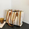 Bolso de lona de nicho gran capacidad para el trabajo de alta calidad bolso grande femenino 2023 nuevo bolso de hombro tipo tote