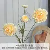 Decoración para el Hogar Floral Color Champagne para Mesa de Café de Sala de Estar, Arreglos Florales para Bodas, Decoración de Pared de Fondo para Bodas, Piezas de Arte con Flores Artificiales