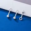 Accesorios de Plata Pura 999 Colgante de Columna Simple Plateado con Forma de Cerillo Colgante de Columna Único Colgante para Pulsera de Cristal con Cuentas Hecho a Mano DIY