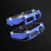Funda galvanizada de una sola fila con incrustaciones de diamantes para Apple Watch Series 10, funda protectora integrada de un solo diamante