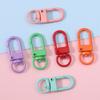 Paquete de 5 Ganchos de Puerta de Aleación de Colores Pintados en Spray Llaveros Ganchos para Perros Llaveros Accesorios para Decoración de Bolsos DIY