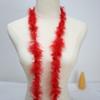 Tira de plumas blancas directa de fábrica diy decoración festiva tira de plumón de pavo ropa de actuación falda accesorios de joyería