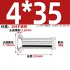 Gb869 Remache Sólido Avellanado de Acero Inoxidable 304 Cabeza Plana Cabeza Cónica Plana Tipo Percusión M2M2.5M3M4M5M6Mm