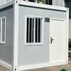 Casa Móvil Contenedor Habitable Exportable, Casa Prefabricada de Acero Color, Oficina Contenedor de Montaje Rápido, Casa Prefabricada Temporal para Sitios de Construcción